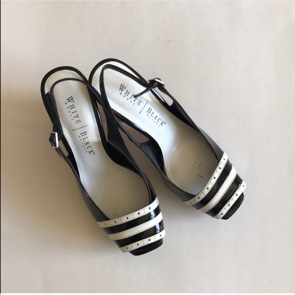 White House Black Market Slingback Shoes